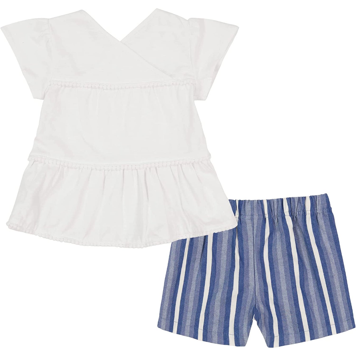 Calvin Klein Girls 2T-4T Tier Tunic Short Set