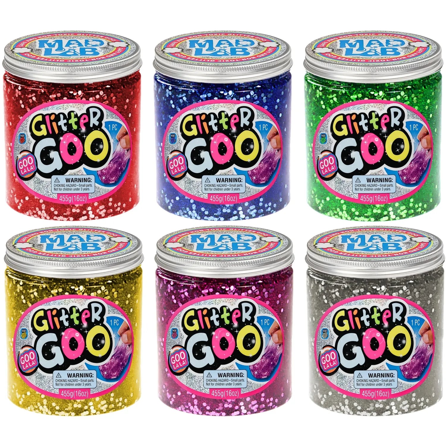 Ja-Ru 16oz Glitter Goo - Colors May Vary