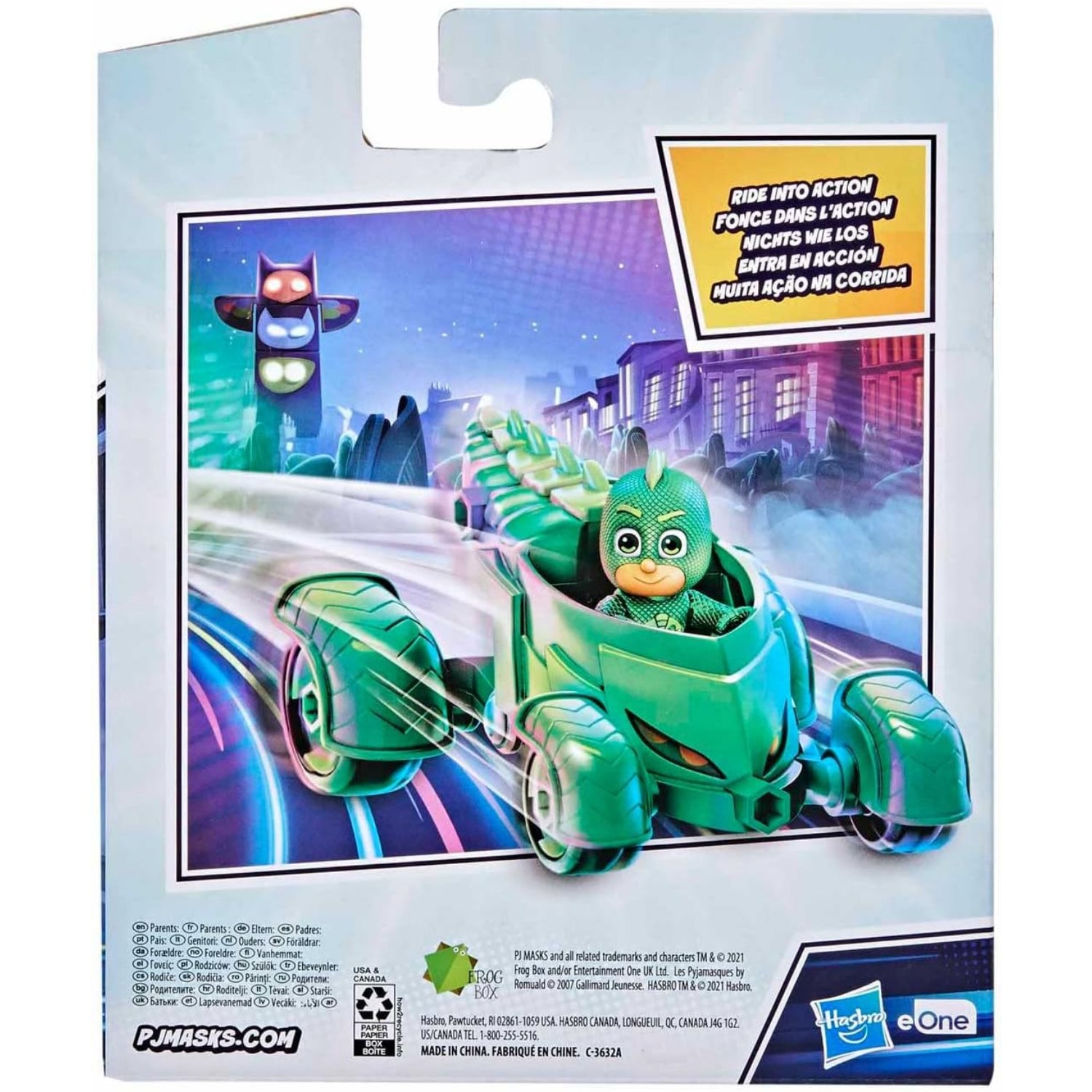 Hasbro PJ Masks Gekko-Mobile Preschool Toy, Gekko Car with Gekko Action Figure