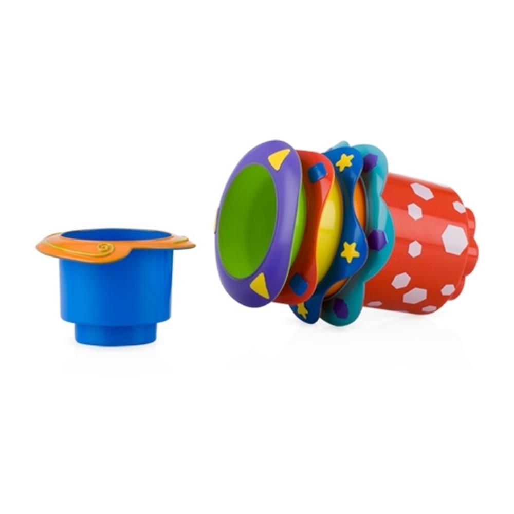 Nuby Splish Splash Stacking Cups - 5 pack