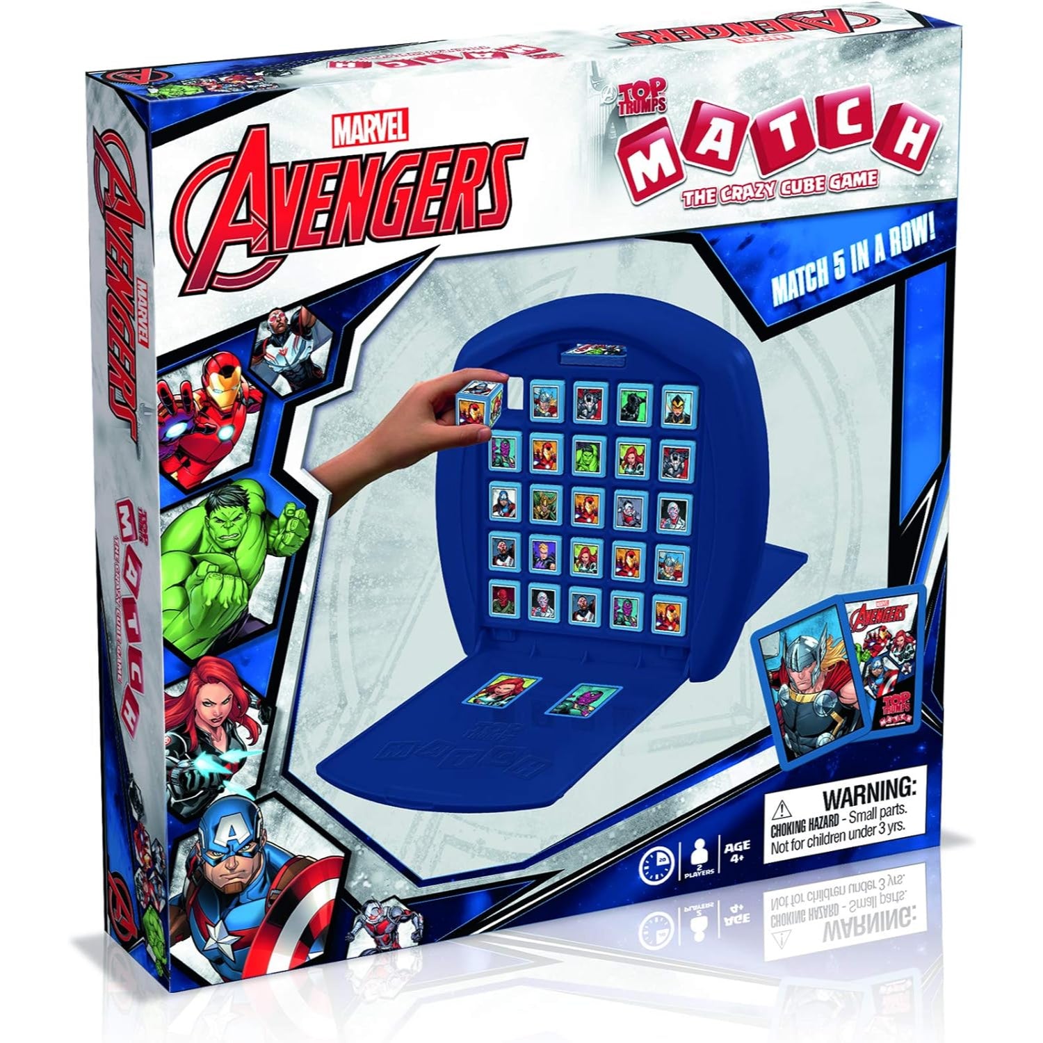 Marvel Avengers MATCH The Crazy Cube Game ''Match 5 to Win''