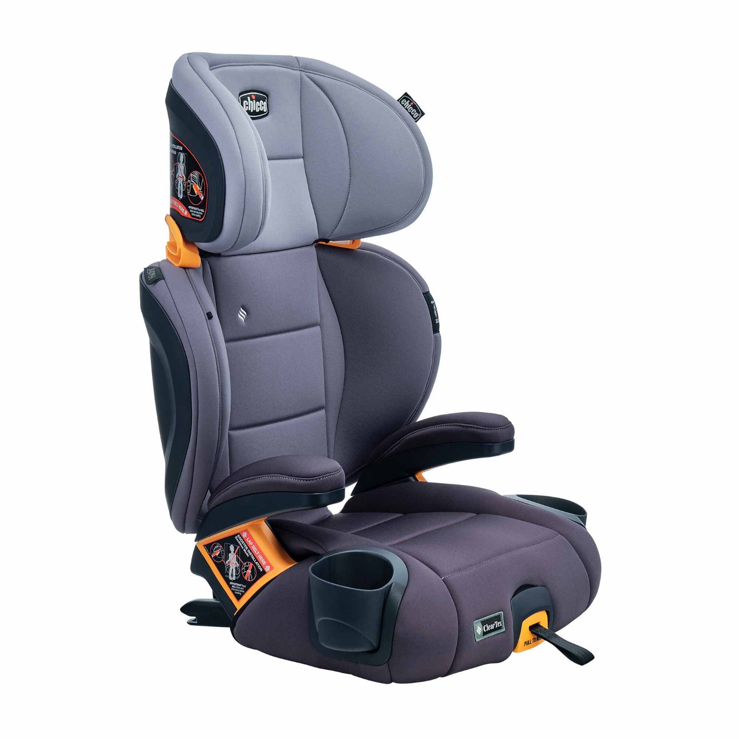 Chicco KidFit ClearTex Plus 2-in-1 Belt Positioning Booster Car Seat