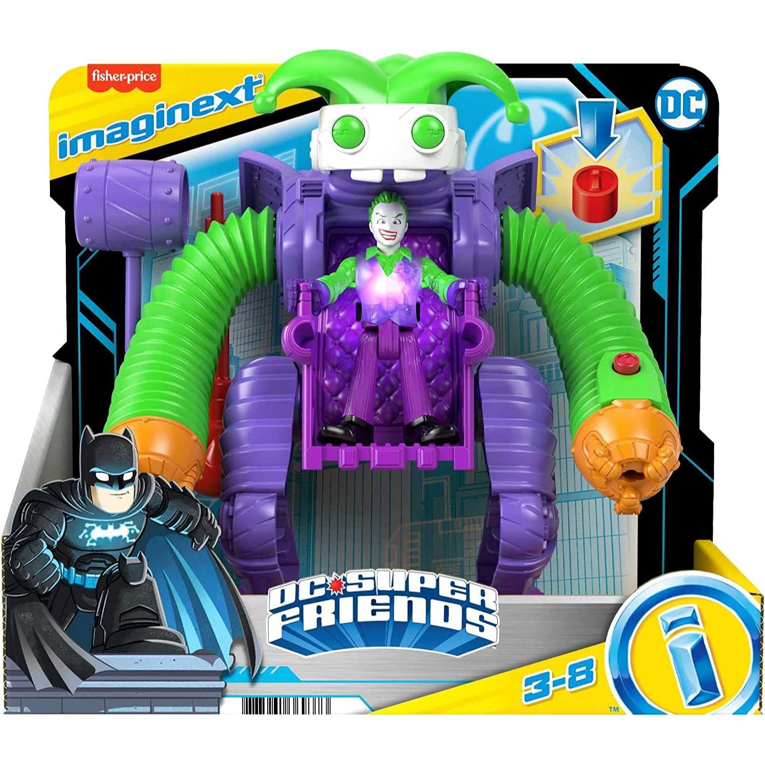 Fisher Price Imaginext Dc Super Friends the Joker Battling Robot