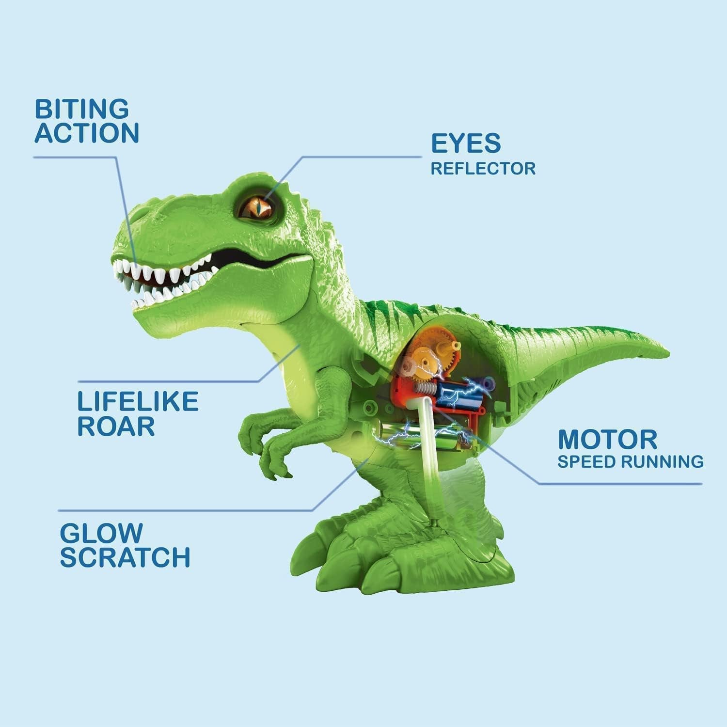 Zuru Robo Alive Attacking T-Rex Battery-Powered Robotic Toy