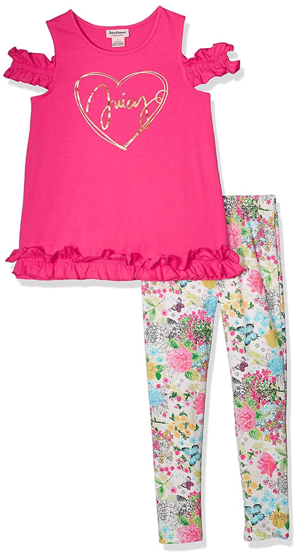 Juicy Couture Girls 4-6x 2-piece Tunic Legging Set