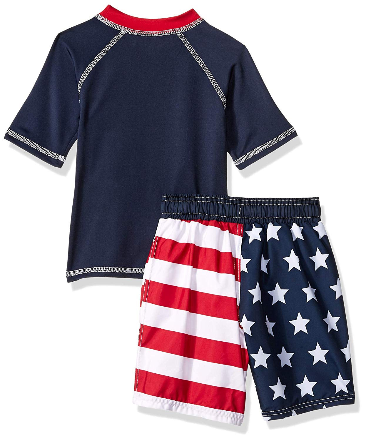 iXtreme Boys 2T-4T Flag Rash Guard Swim Set