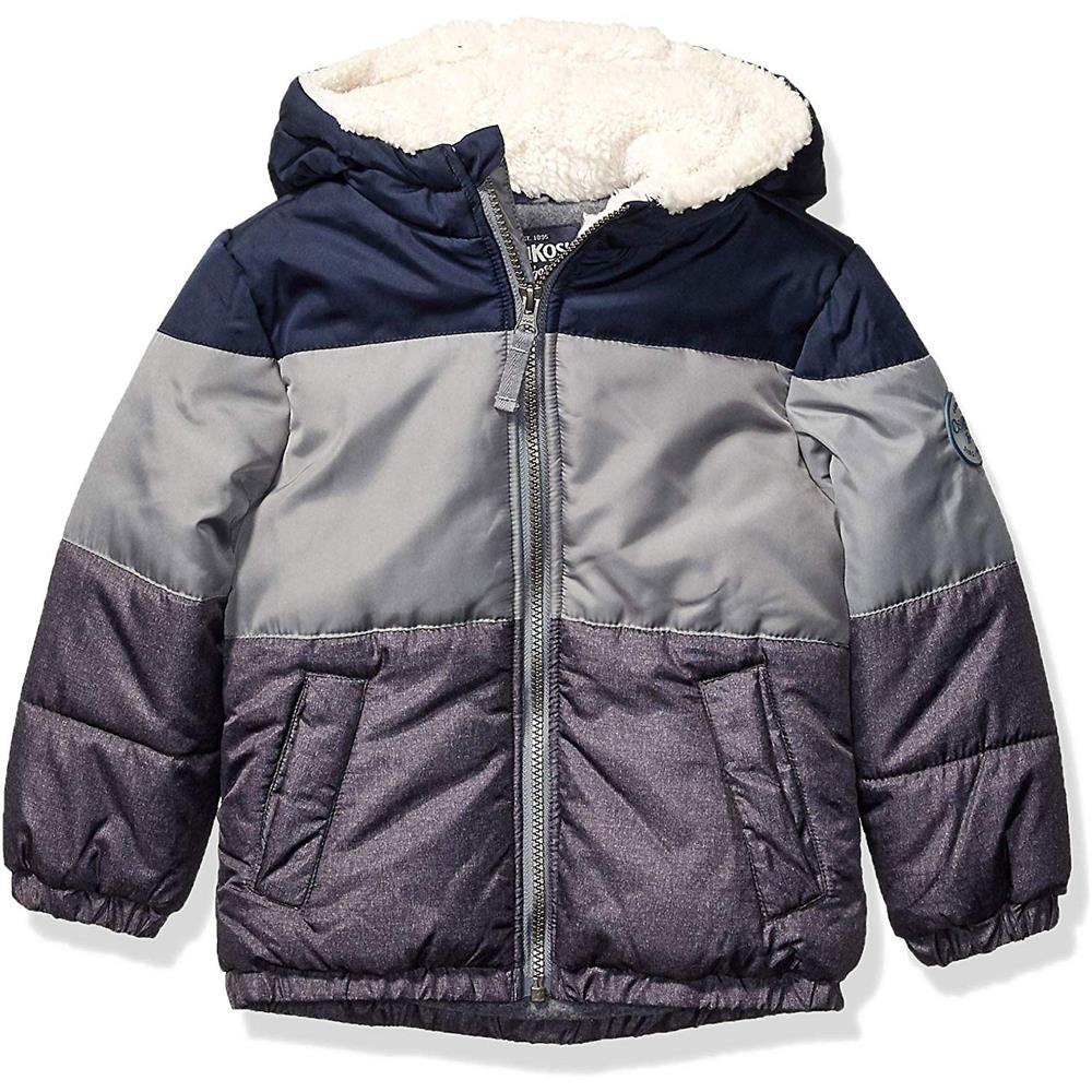 Osh Kosh Boys Colorblock Puffer Jacket