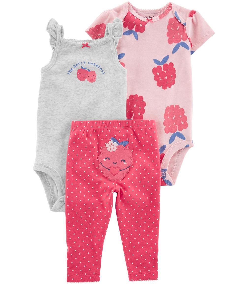 Carters Girls 0-24 Months 3-Piece Floral Legging  Set