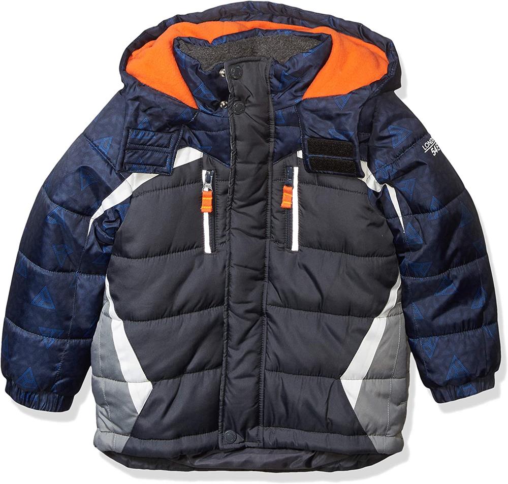 London Fog Piping Raglan Active Puffer Jacket