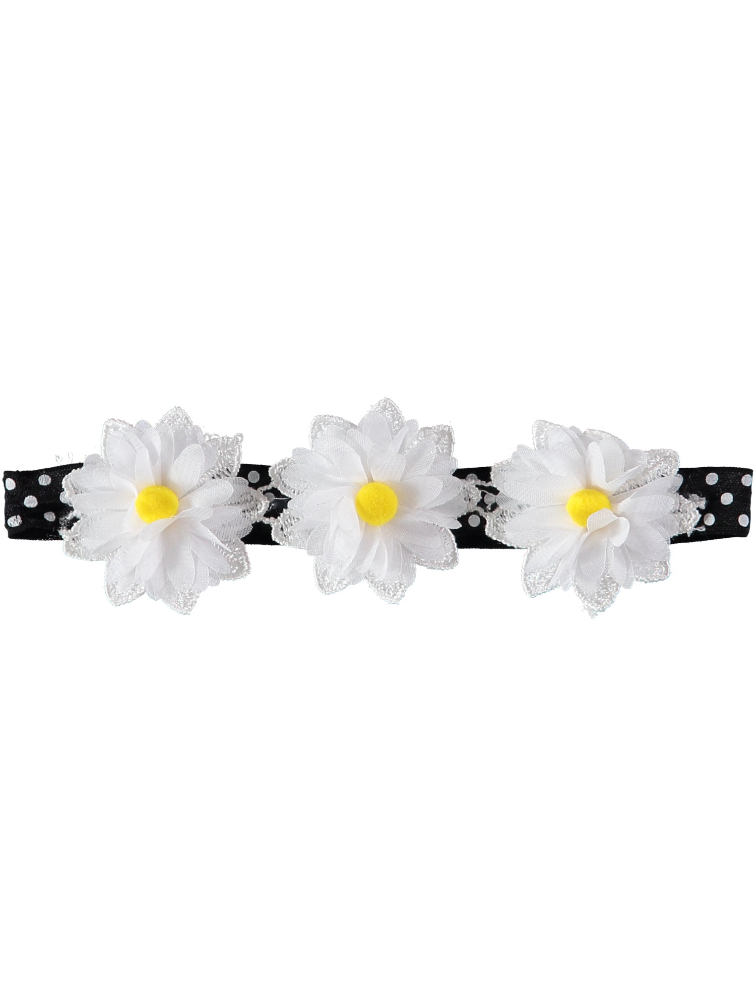 Elly & Emmy Girls NB Daisy Headband, Tutu & Footwrap Set