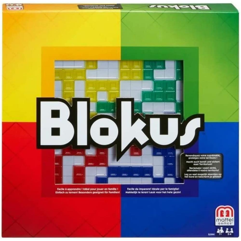 Mattel Games Blokus | Family Strategy Shape Blocking Game for 2-4 Players