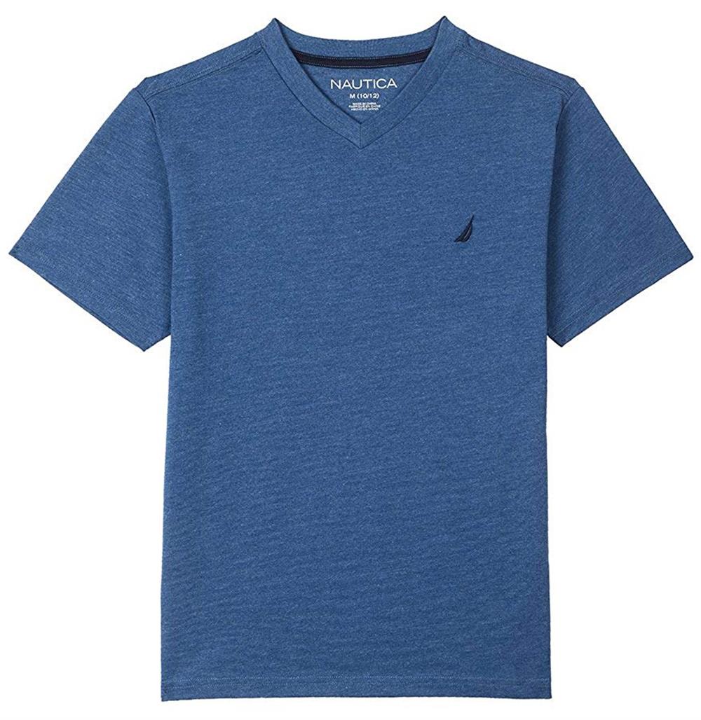 Nautica Boys 8-20 Channel V-Neck Tee