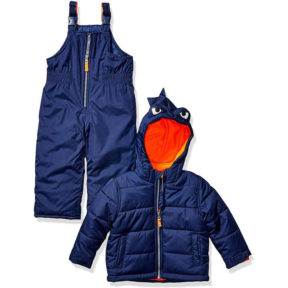 Carters Boys Dinosaur Scales Snowsuit