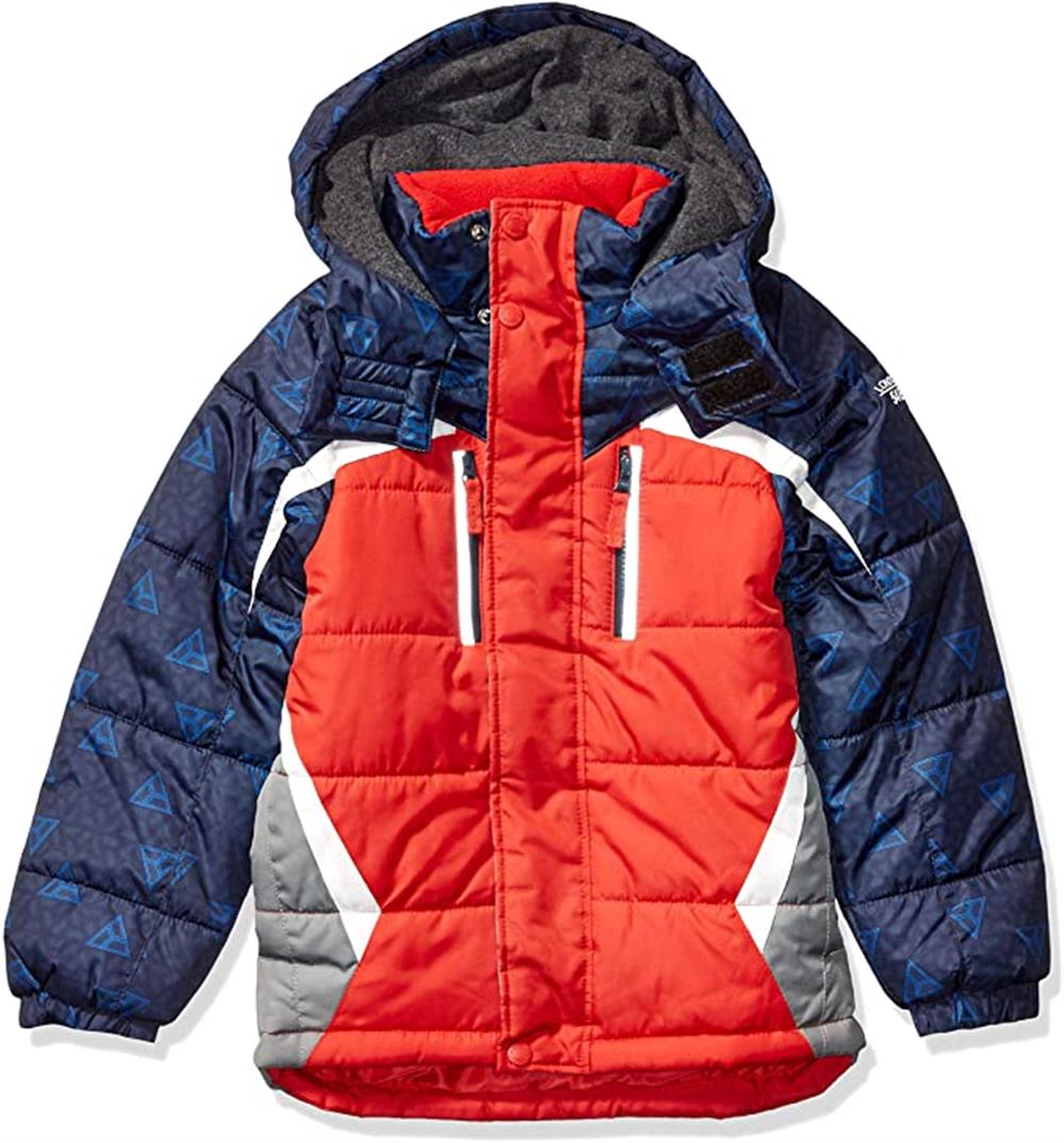 London Fog Piping Raglan Active Puffer Jacket