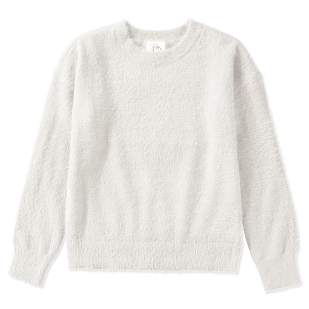 Jolie & Joy Girls 7-16 Minky Crew Neck Sweater