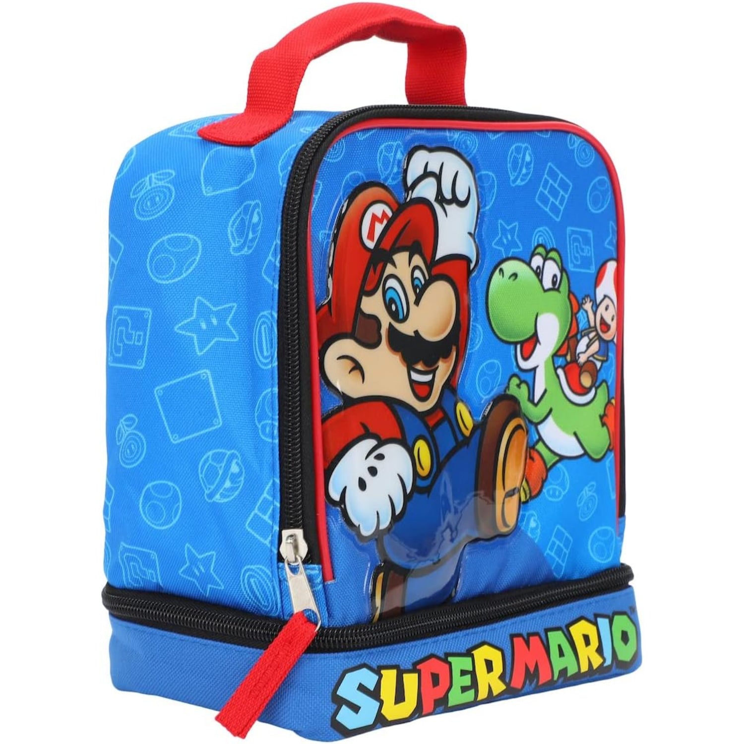 Nintendo Super Mario Insulated Double Compartment Insulated Lunch Box