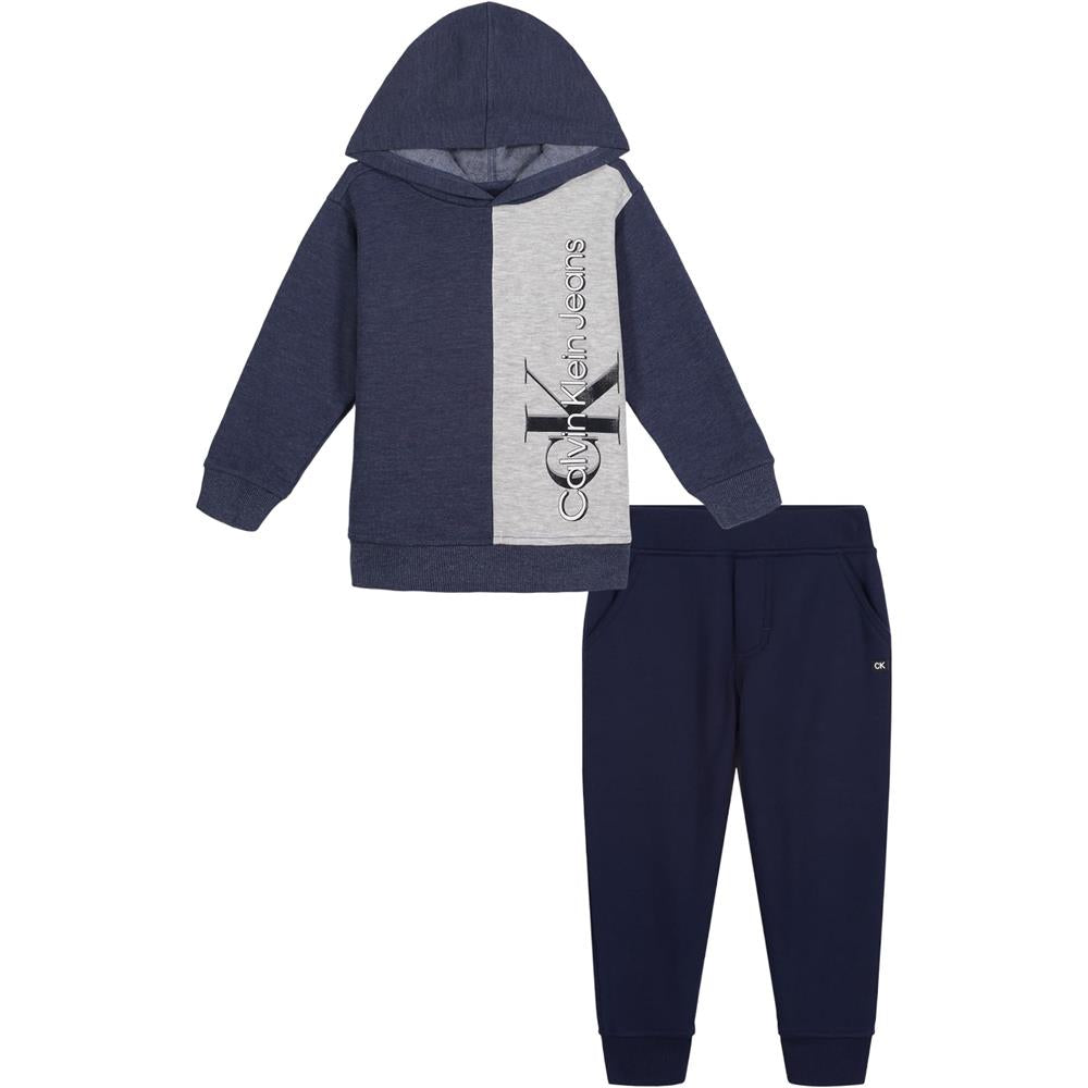 Calvin Klein Boys 4-7 Hoodie Jogger Set