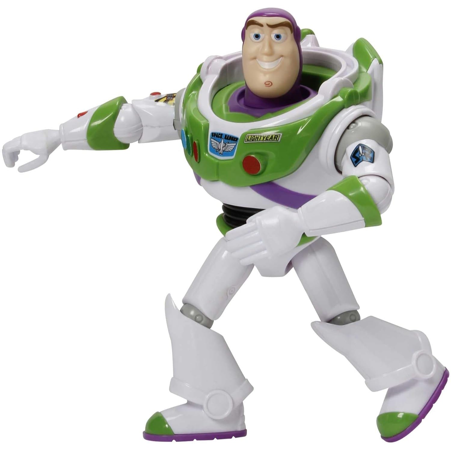 Mattel Disney Pixar Toy Story Action Figure, Posable Buzz Lightyear in Signature Spacesuit Look, Collectible Toy, 7-inch