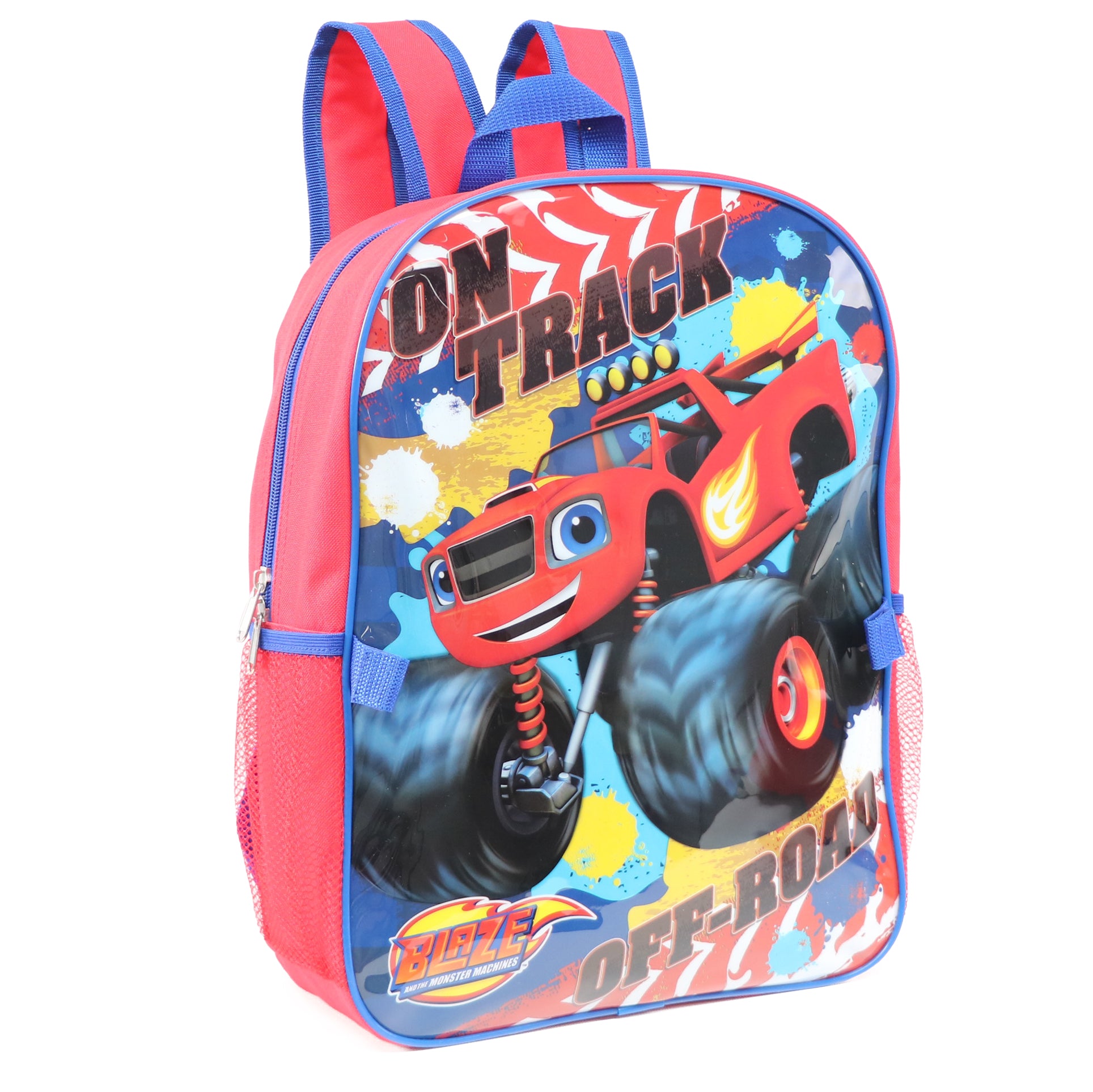 Blaze and the Monster Machines 16'' Full Size Backpack Lunchbox Set Bookbag School Set