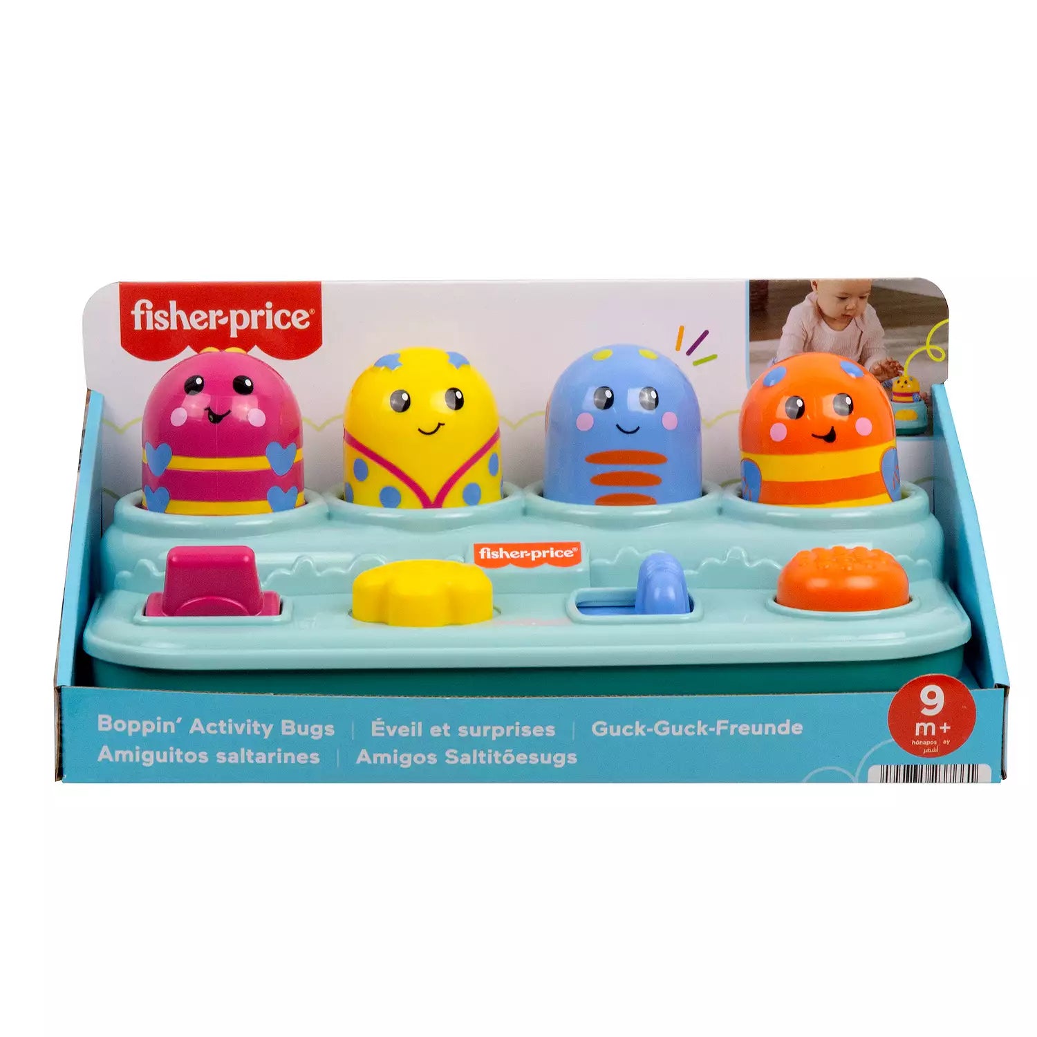 Fisher Price Boppin’ Activity Bugs Fine Motor Pop-Up Toy