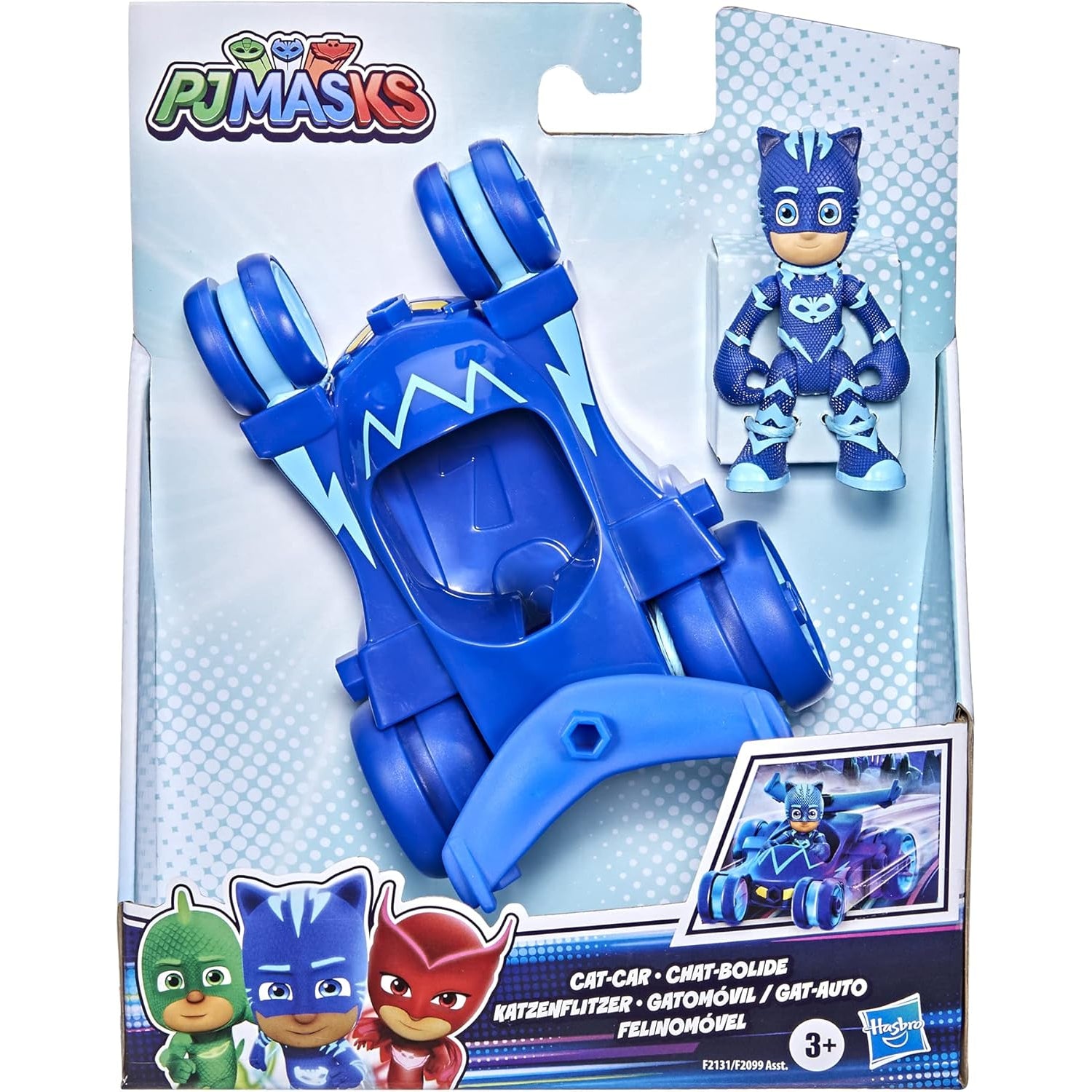 Hasbro PJ Masks Cat-Car Preschool Toy, Catboy Car with Catboy Action Figure