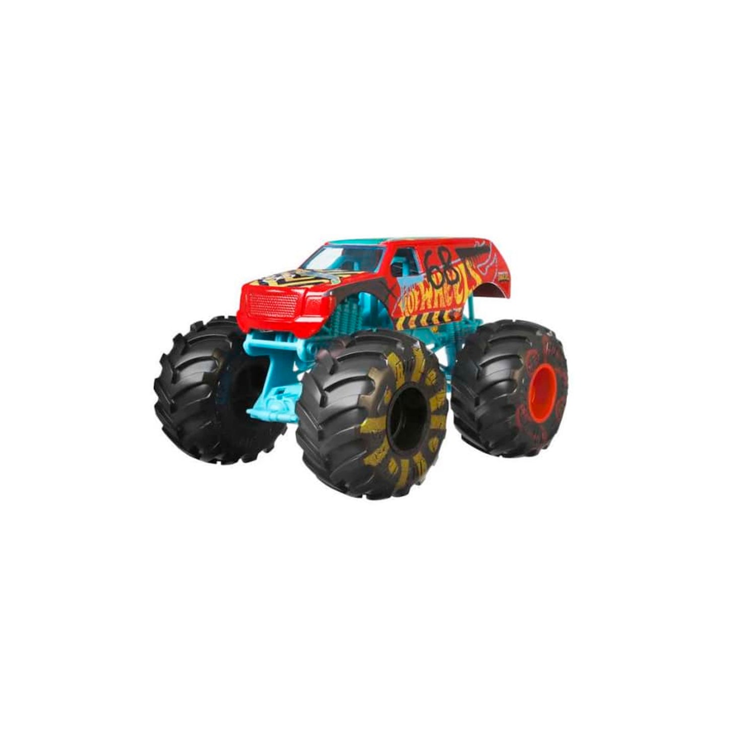 Mattel Hot Wheels Monster Trucks, Oversized Monster Truck, 1:24 Scale Die-Cast Toy Truck