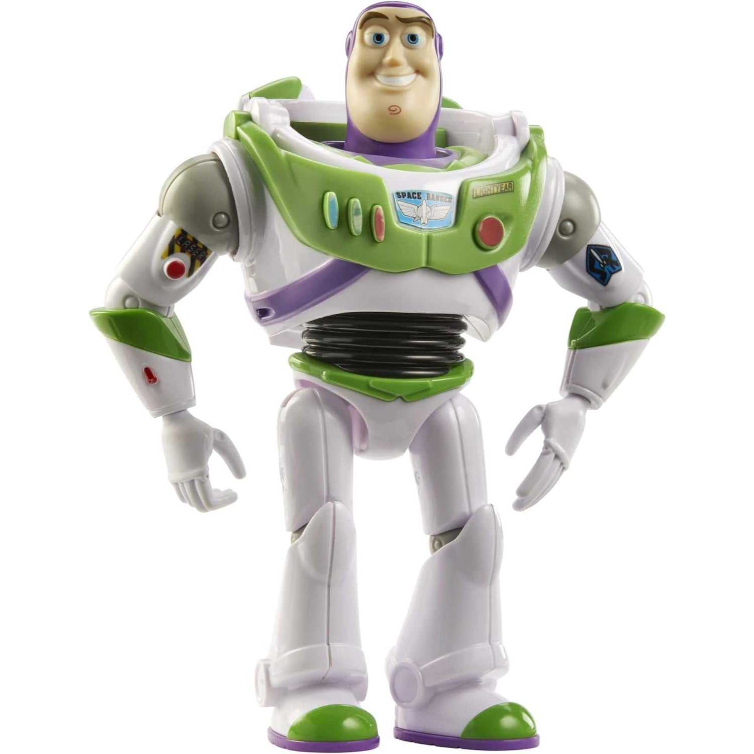 Mattel Disney Pixar Toy Story Action Figure, Posable Buzz Lightyear in Signature Spacesuit Look, Collectible Toy, 7-inch