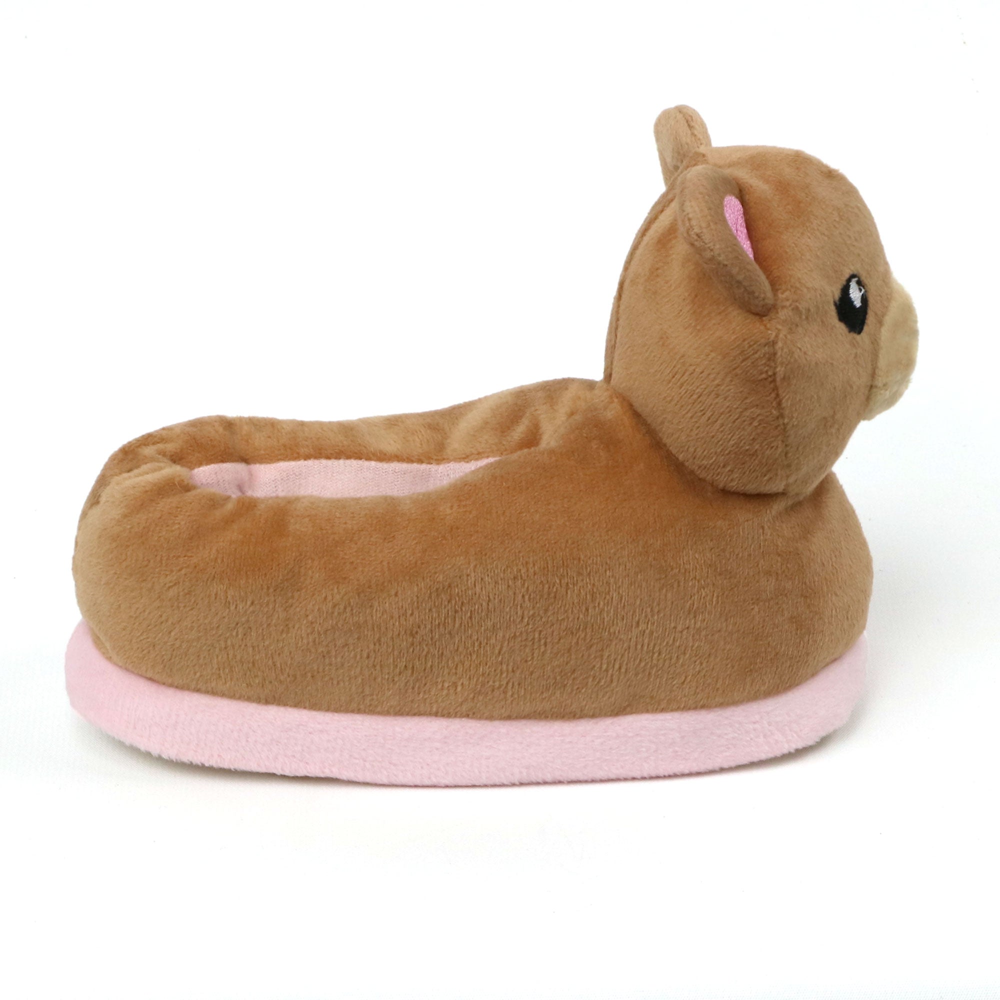 Chatties Toddler Girls Plush Animal Slippers