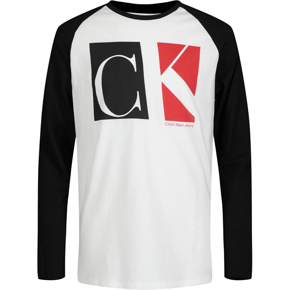 Calvin Klein Boys 8-20 Long Sleeve Raglan T-Shirt