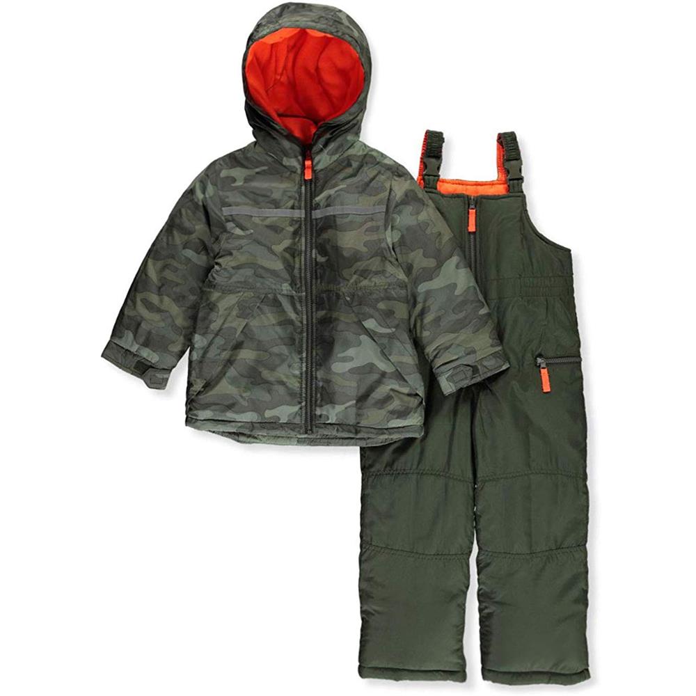 Carters Boys Print Colorblock Snowsuit