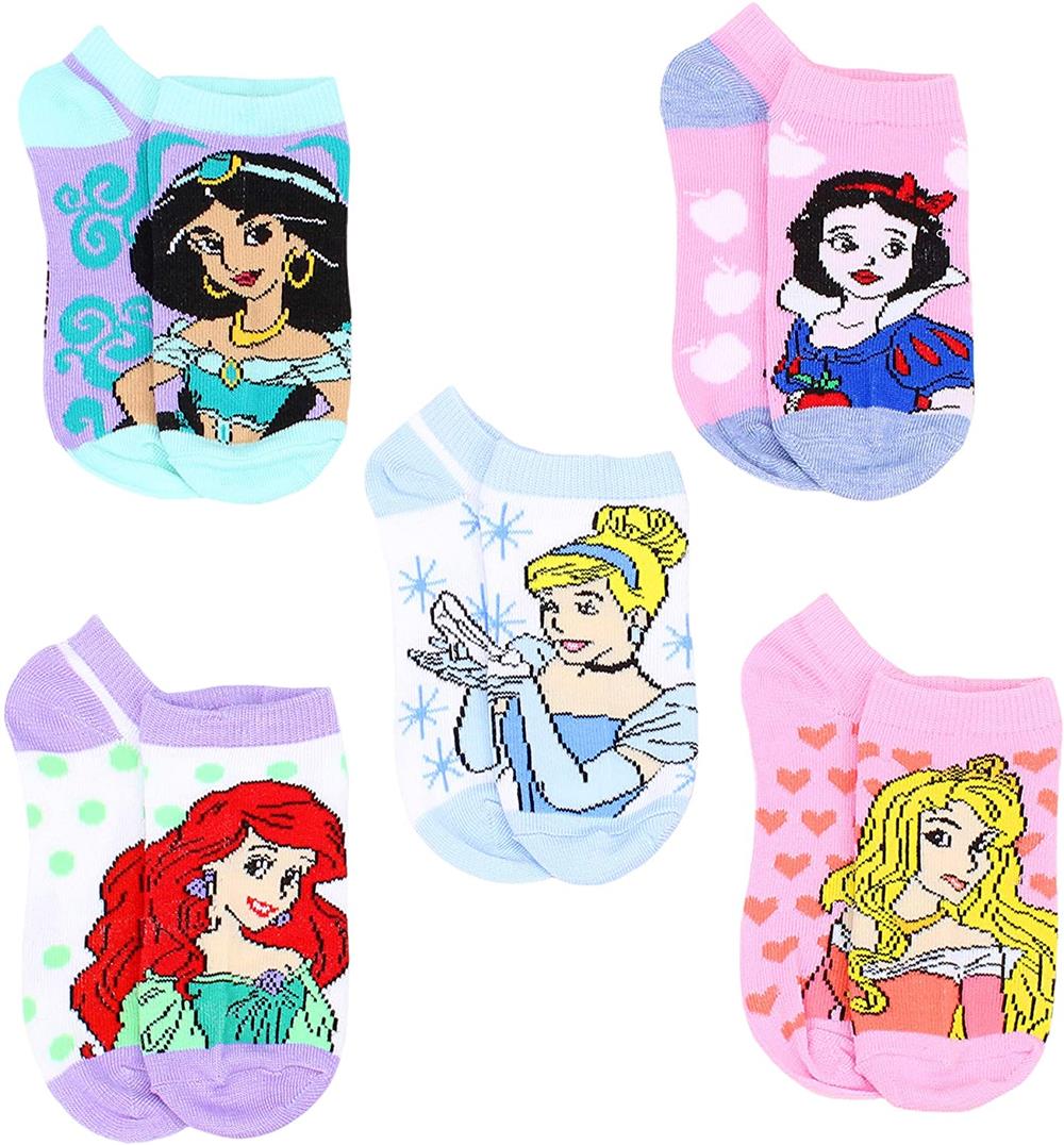 Disney Girls 4-6X 5-Pack Socks