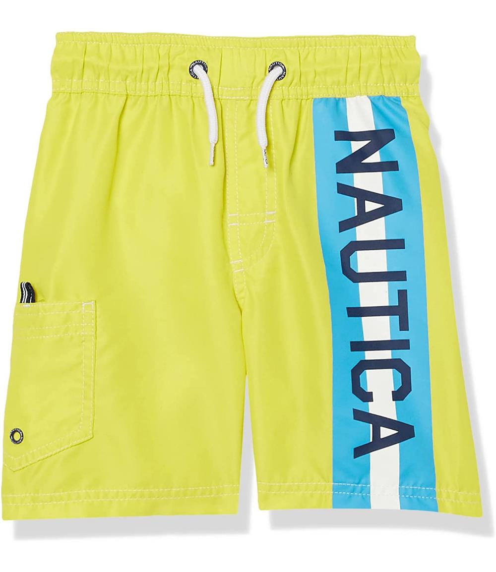 Nautica Boys 4-7 Swim Trunk with UPF 50+ Sun Protection