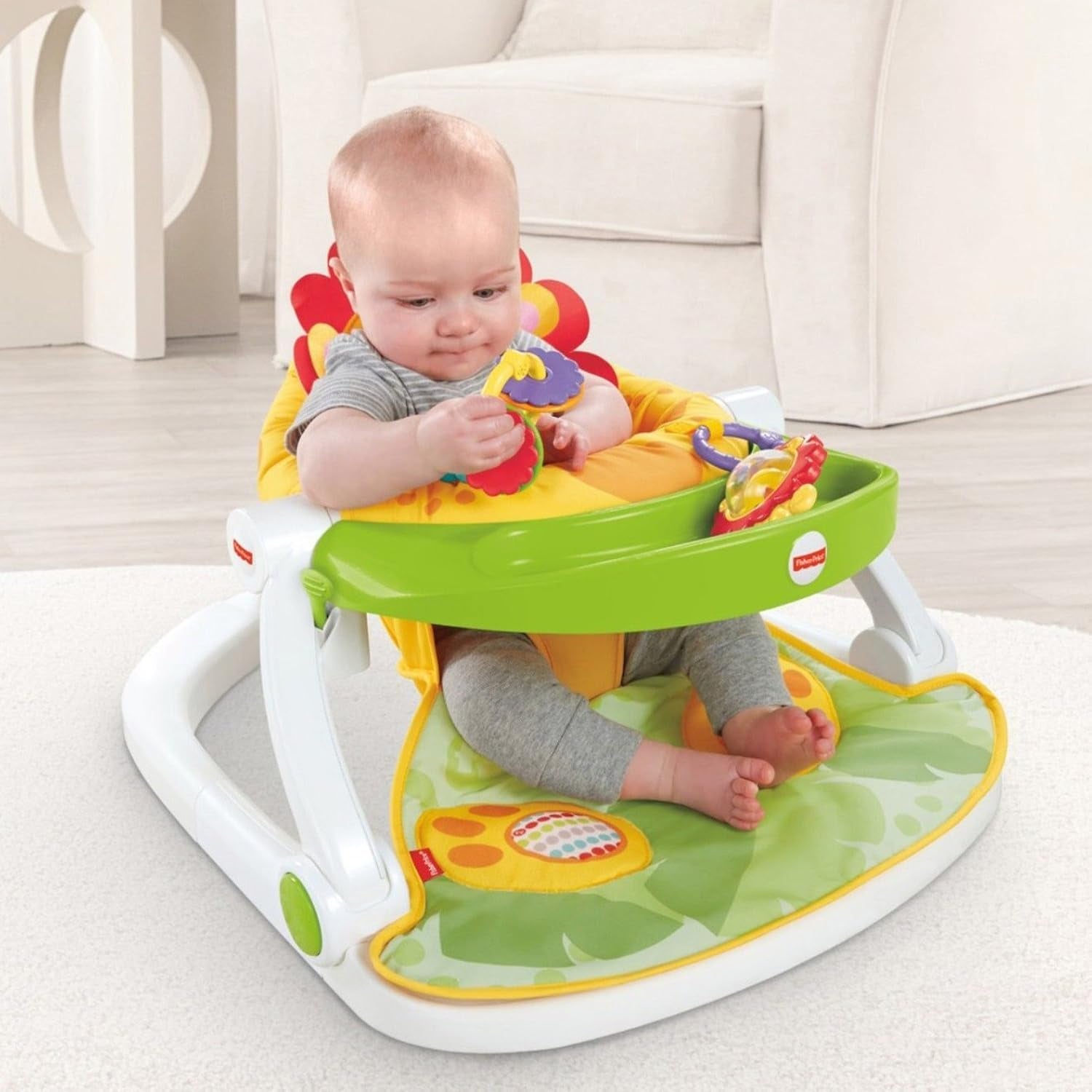 Fisher Price Sit-Me-Up Floor Seat with Tray