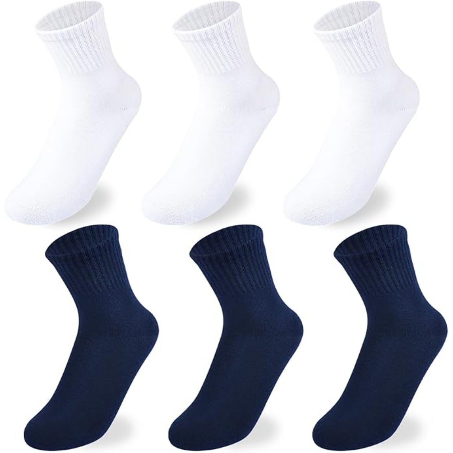 Students Choice Boys & Girls 5 Pack School Uniform Crew Socks