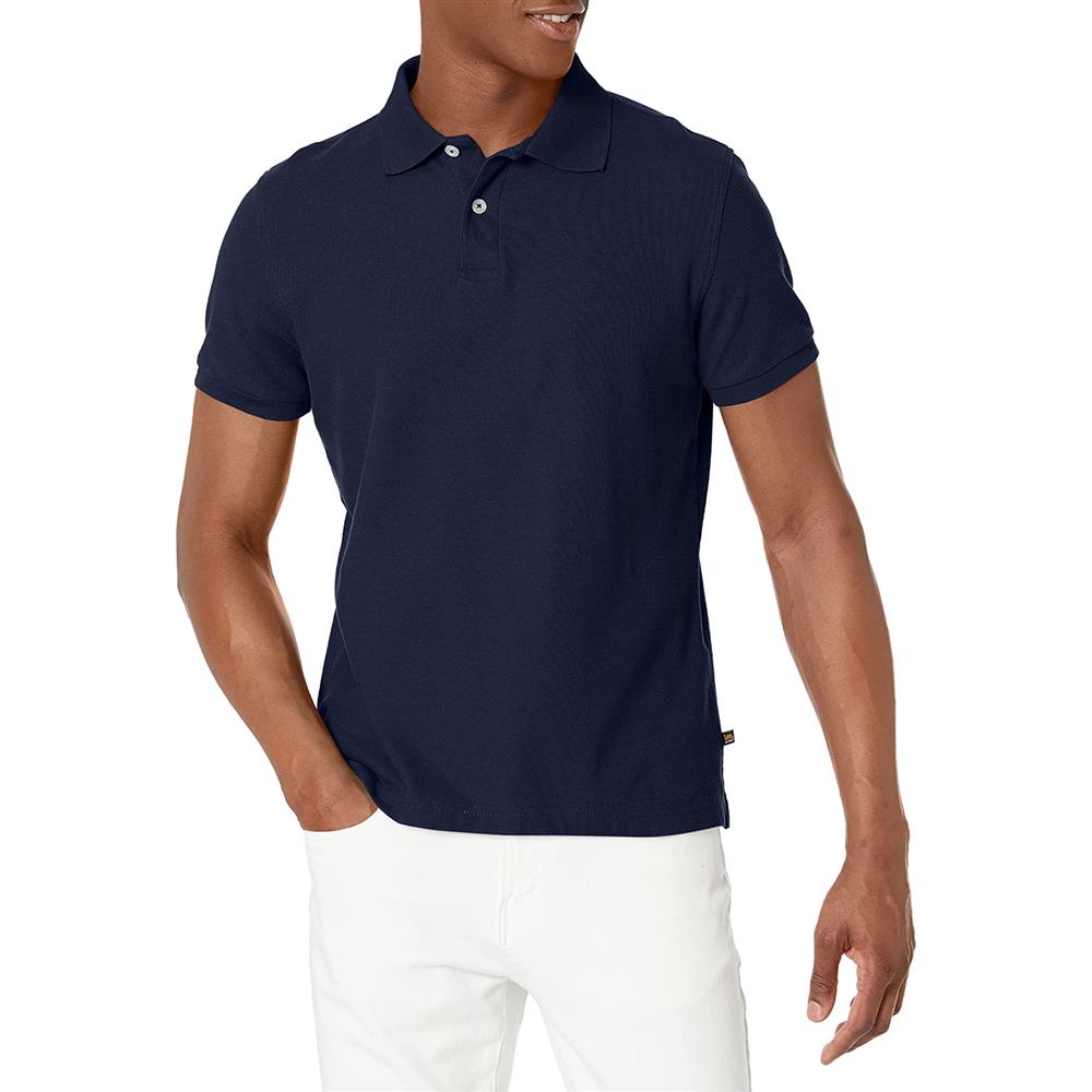 Lee Uniforms Mens Short-Sleeve Pique Polo