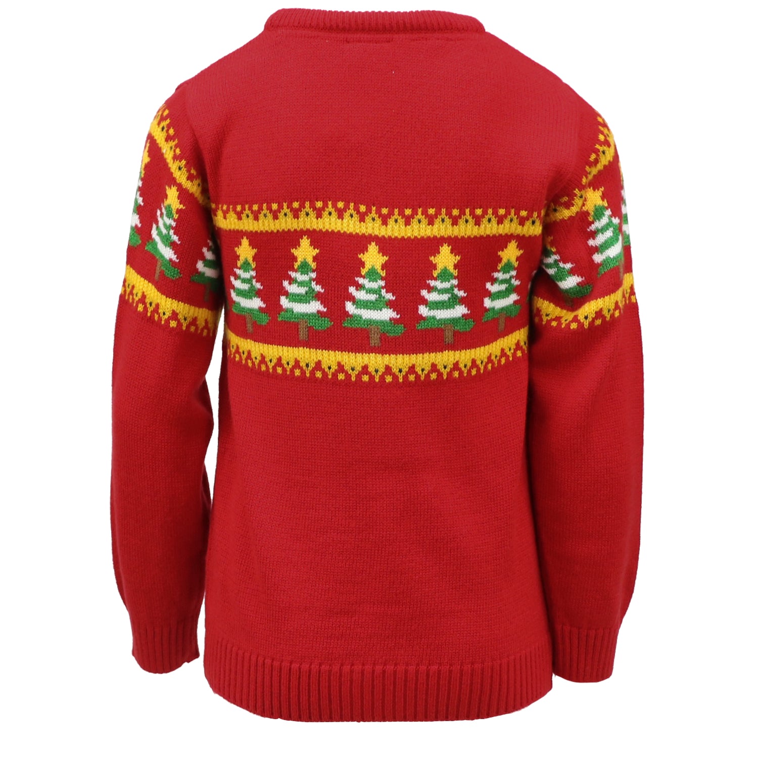 Kimu Boys 2-18 Christmas Tree Banner Sweater