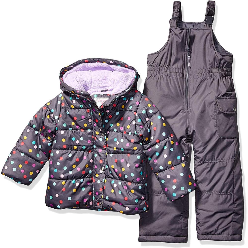 Carters Girls 4-6X Printed 2-Piece Snowsuit