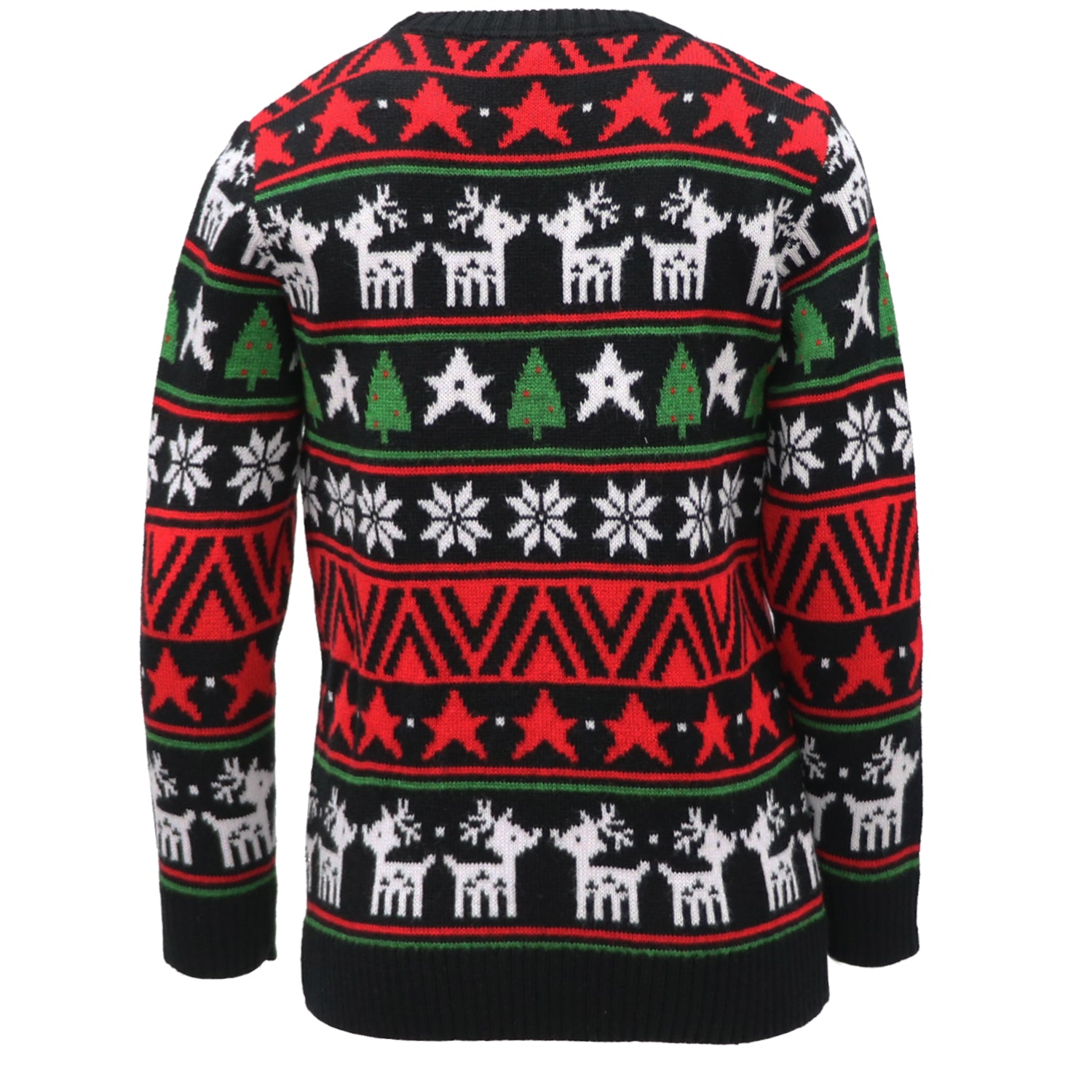 Kimu Boys 2-18 Fairisle Print Sweater