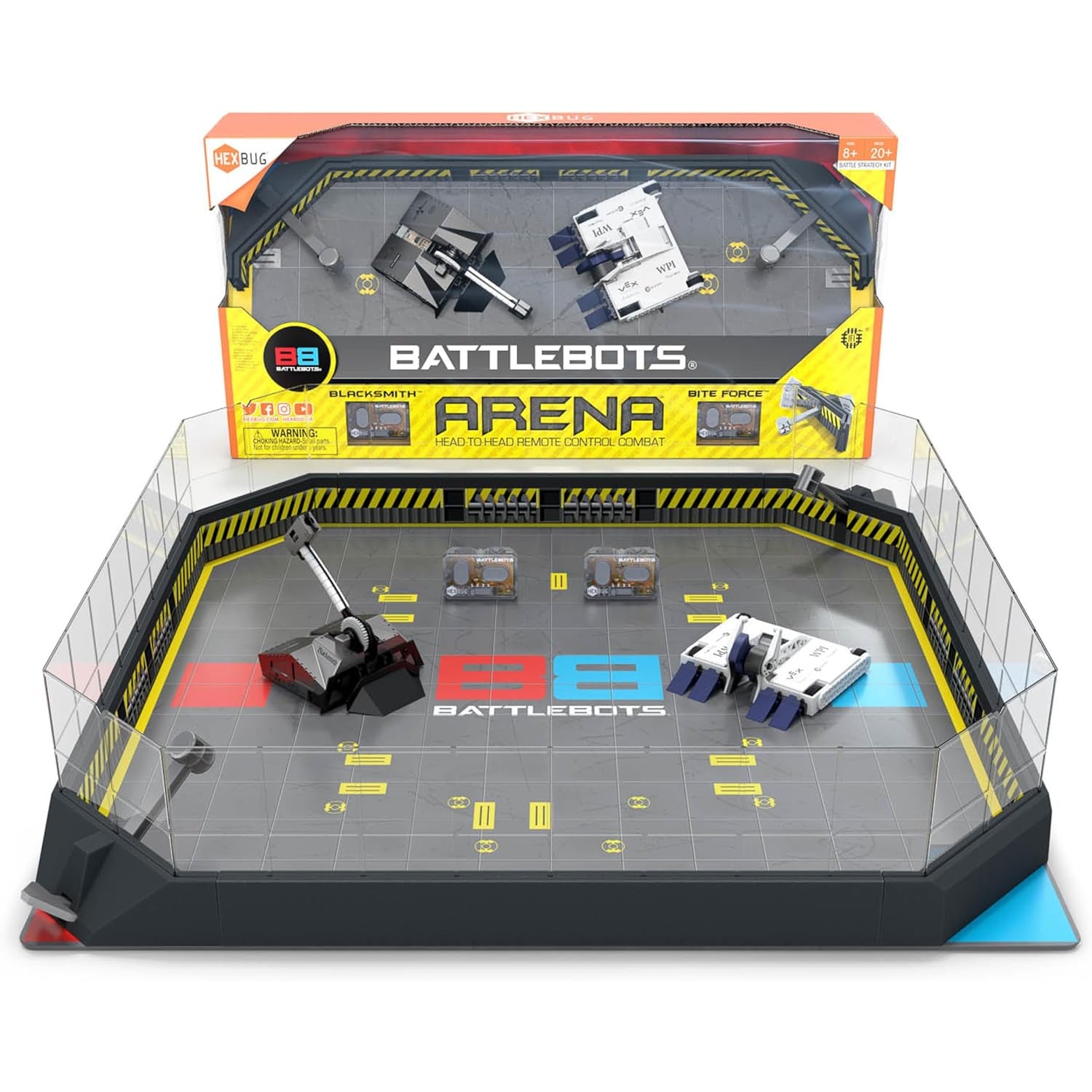 HEXBUG BATTLEBOTS Arena Bite Force and Blacksmith