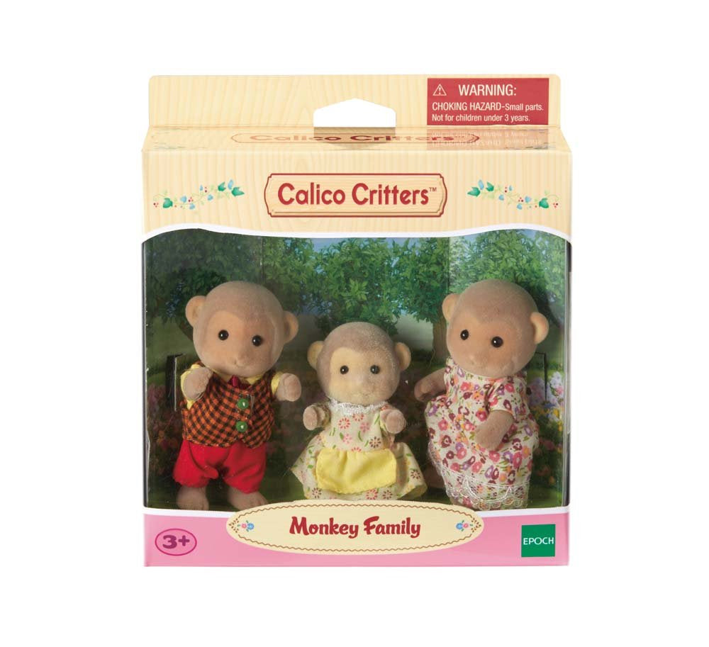 Calico Critters Mango Monkey Family Doll Set