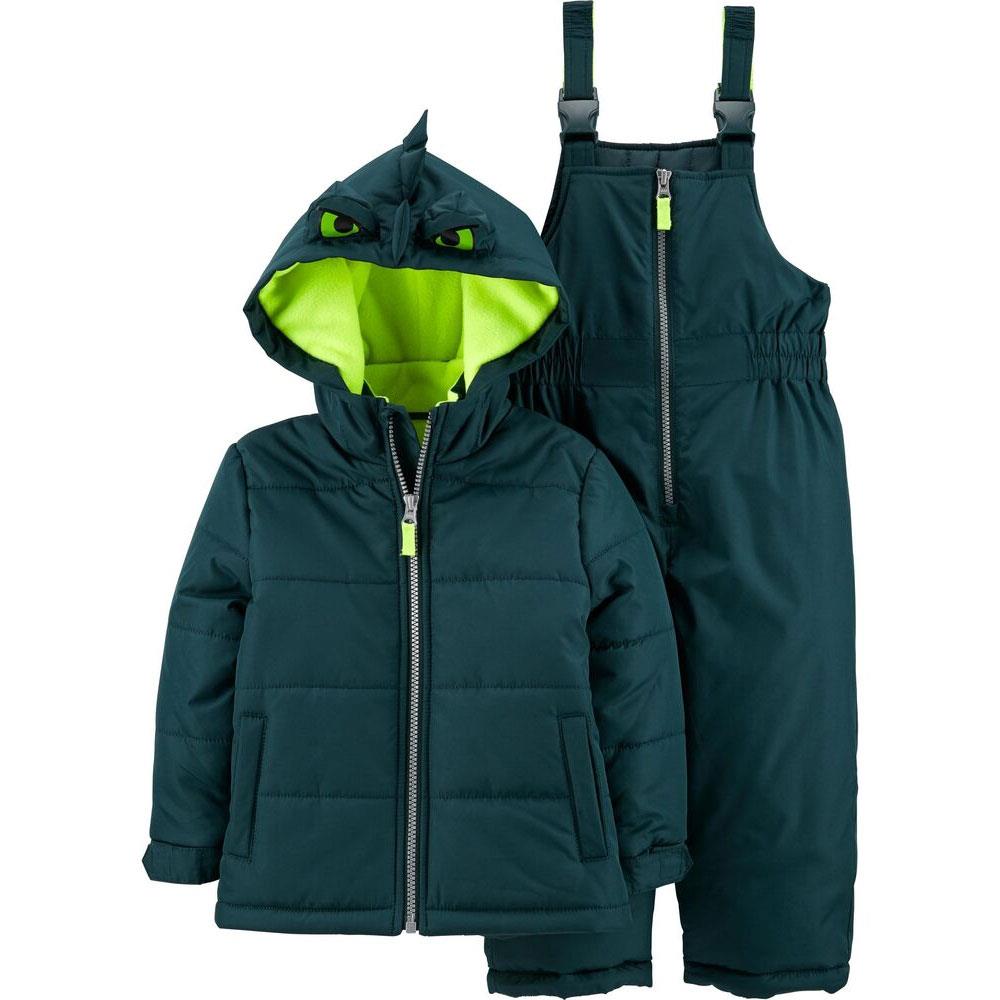 Carters Boys Dinosaur Scales Snowsuit