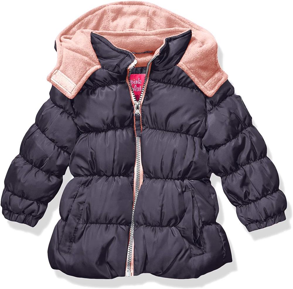 Pink Platinum Girls 7-16 Ripstop Puffer Jacket