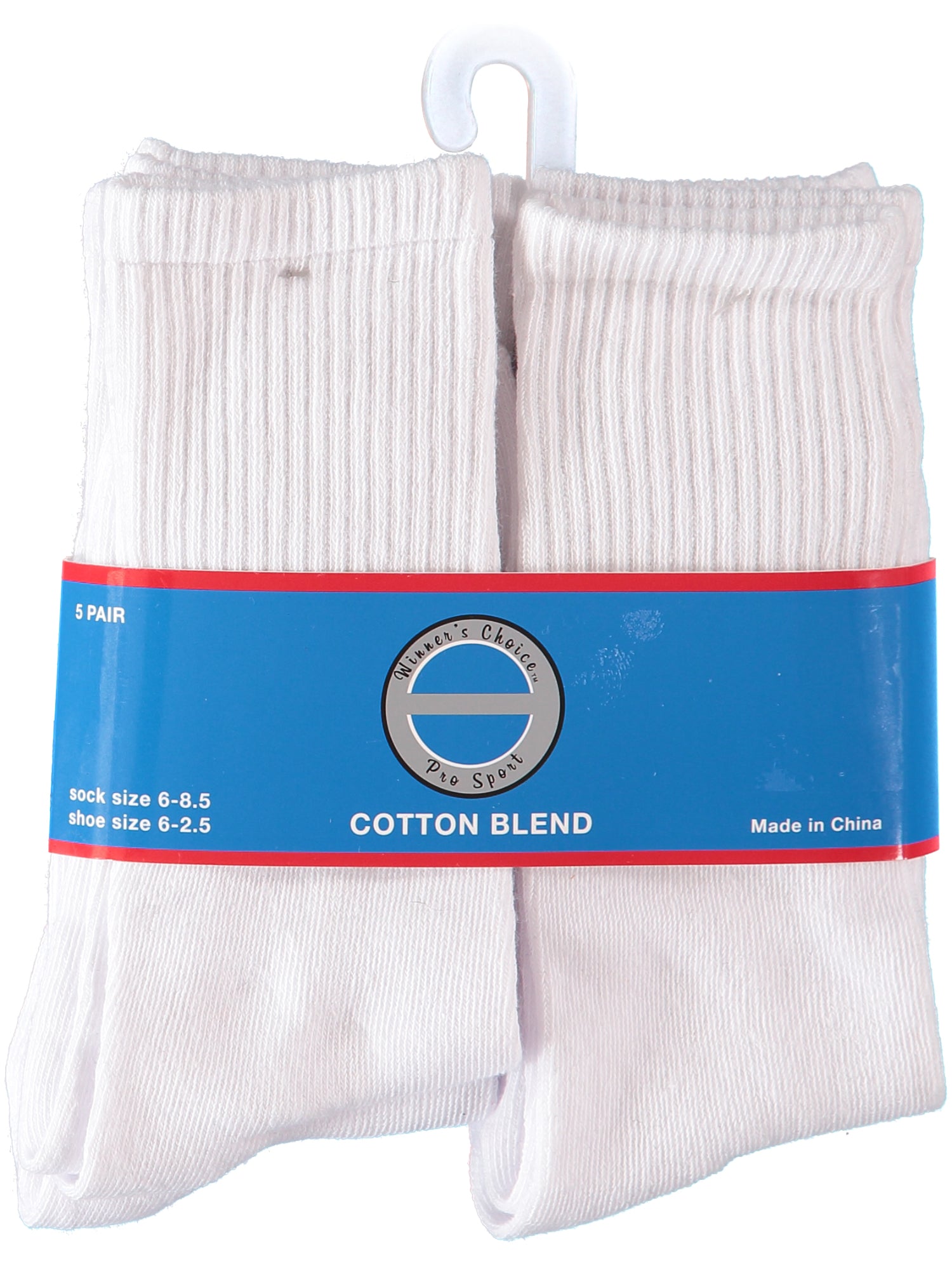 Winners Choice Boys Crew Length Athletic Socks