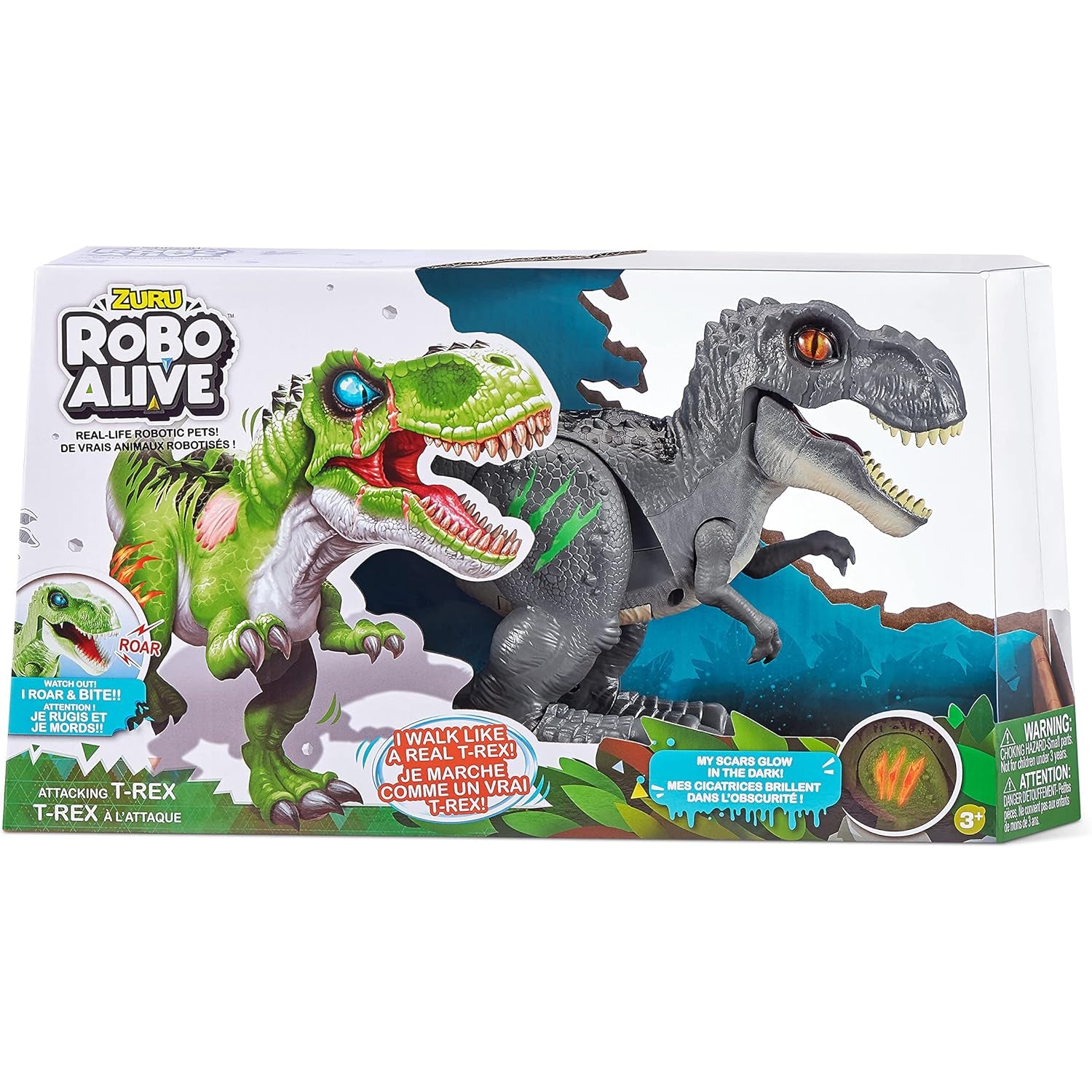 Zuru Robo Alive Attacking T-Rex Battery-Powered Robotic Toy