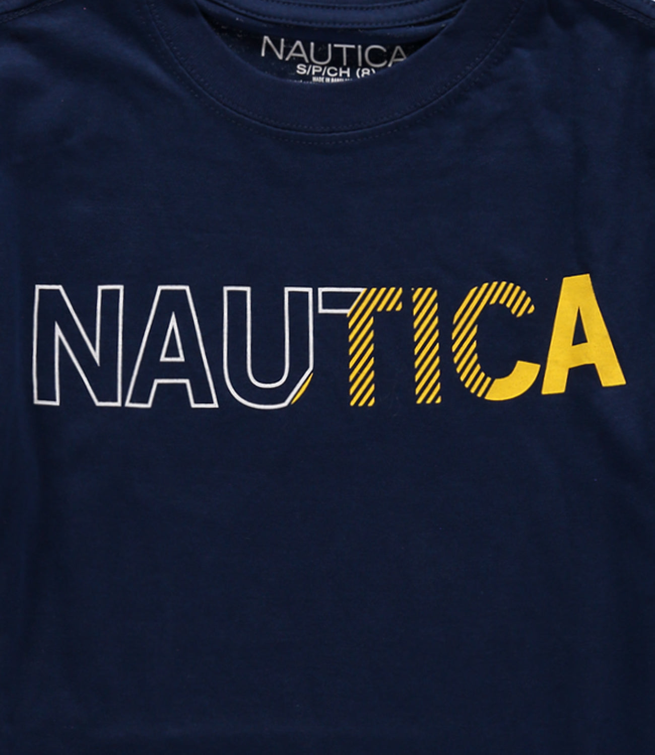 Nautica Boys 8-20 Logo Crew T-Shirt