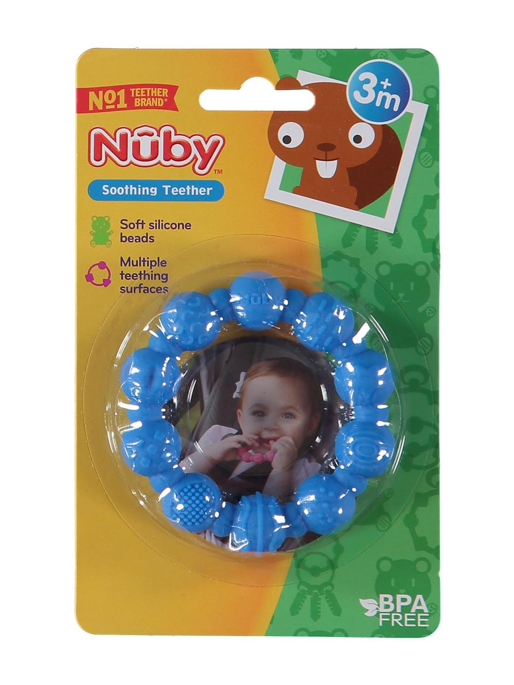 Nuby Silicone Teether Ring