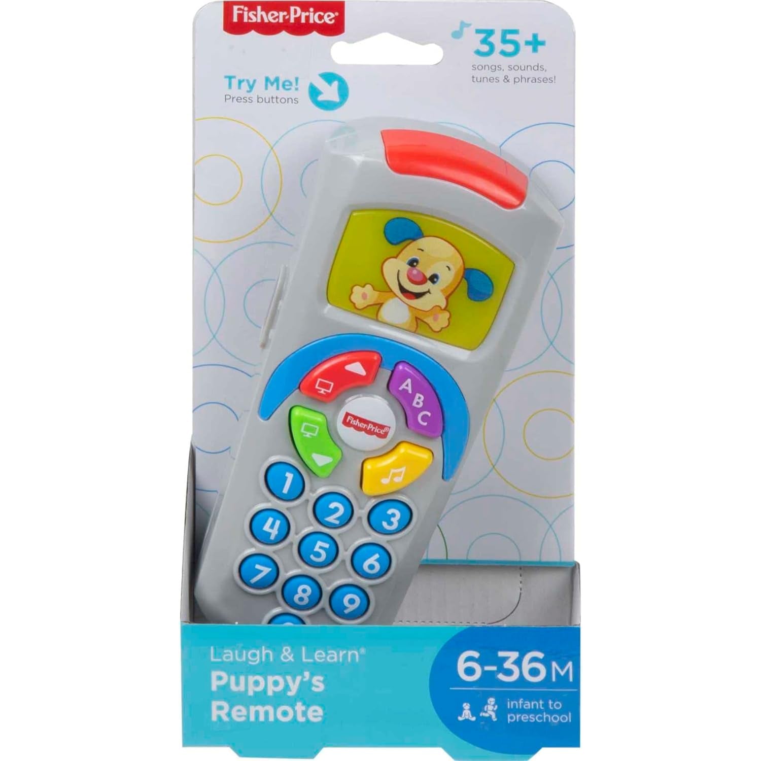 Fisher Price Laugh & Learn Puppy's Remote Baby & Toddler Learning Toy With Music & Lights