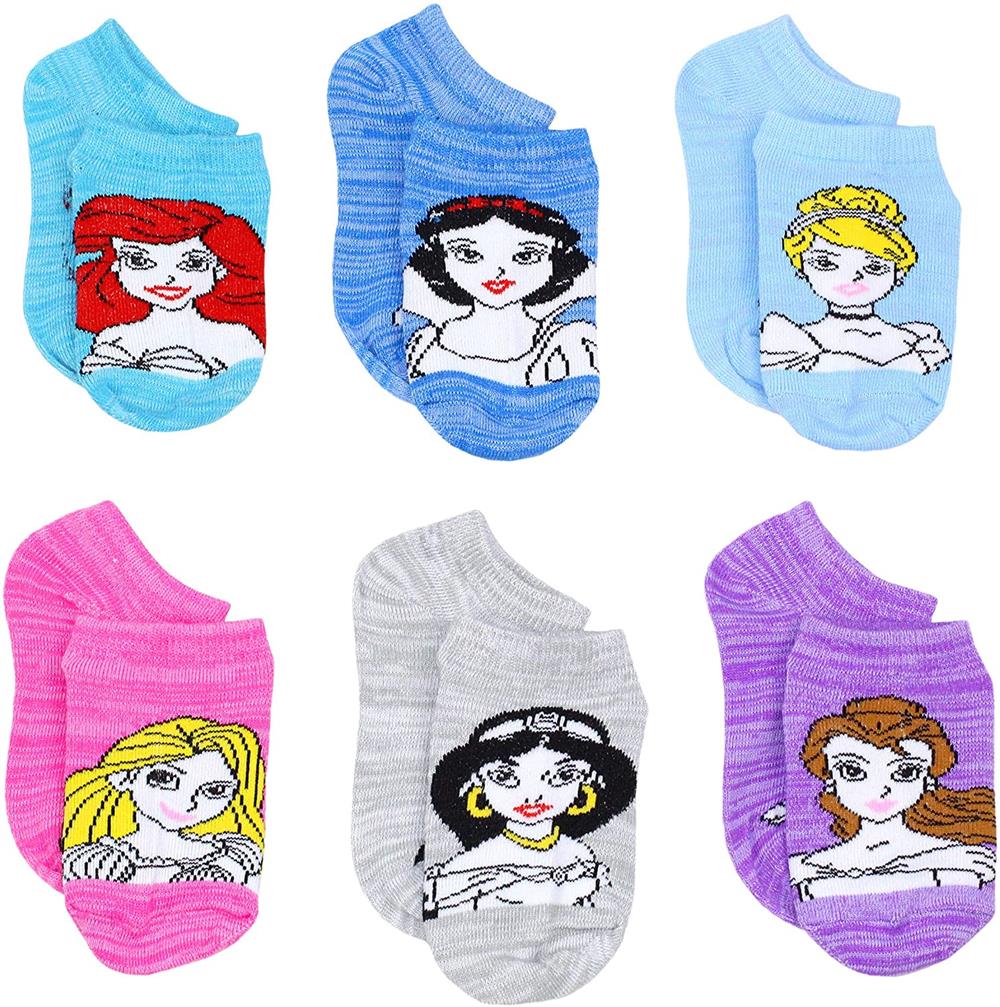 Disney Girls 4-6X 5-Pack Socks