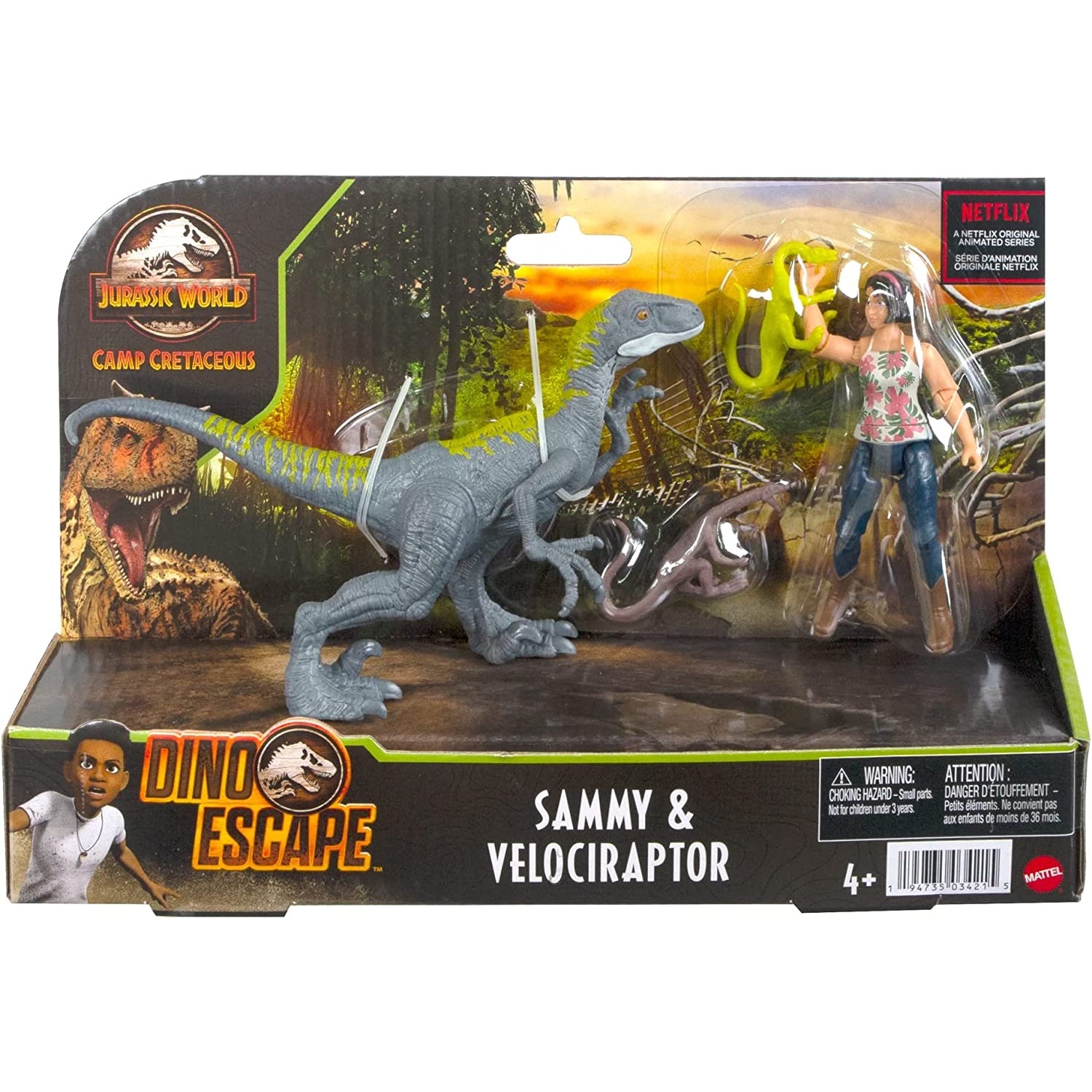 Mattel Jurassic World Camp Cretaceous Gift Set and Collectible