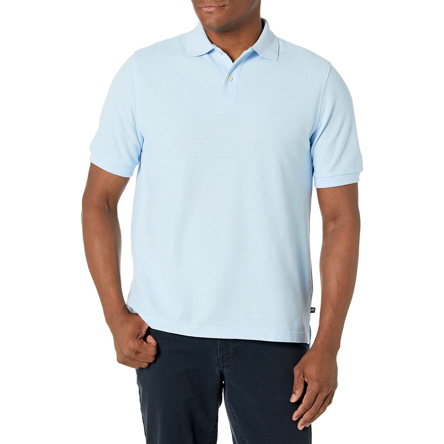 Lee Uniforms Mens Short-Sleeve Pique Polo